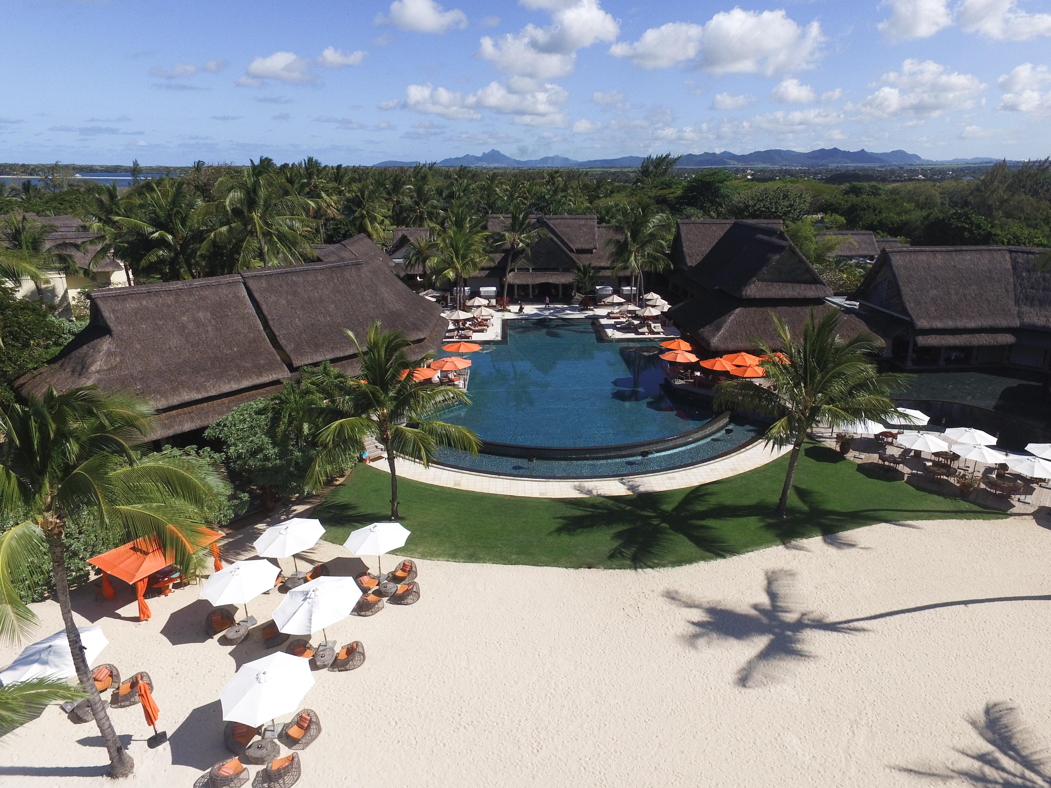 Constance Prince Maurice Poste de Flacq Екстер'єр фото Aerial view of the resort