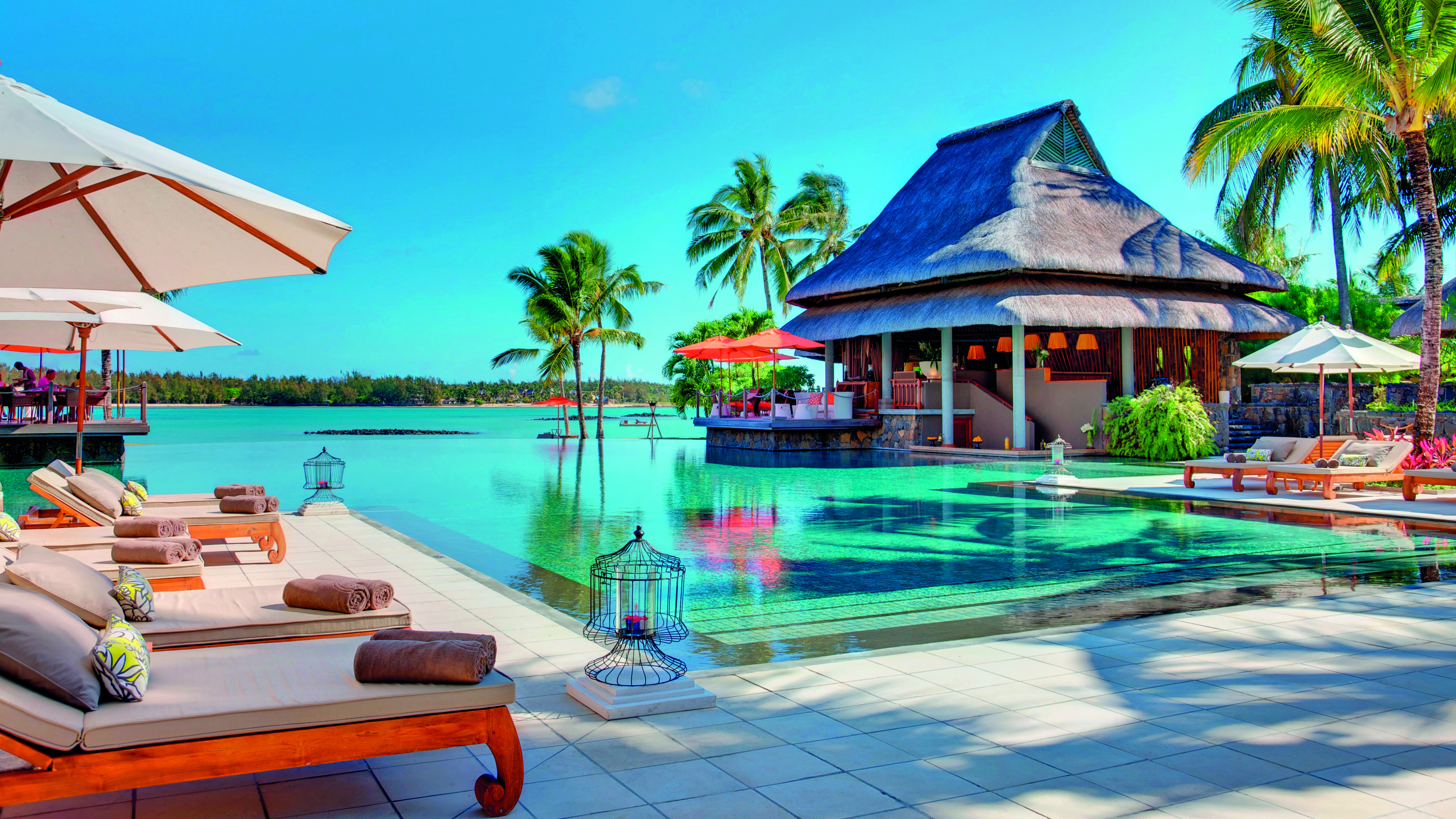 Constance Prince Maurice Poste de Flacq Екстер'єр фото The pool at the resort